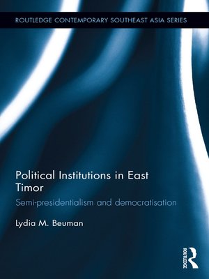 cover image of Political Institutions in East Timor